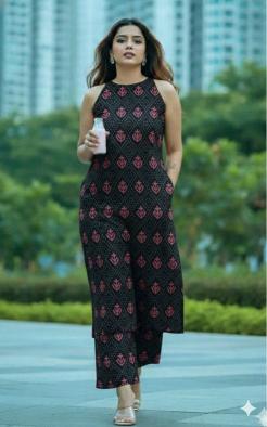 Janni halter neck wholesale kurti store online
